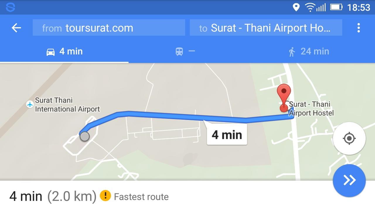 Suratthani Airport Hostel Сураттхани Экстерьер фото